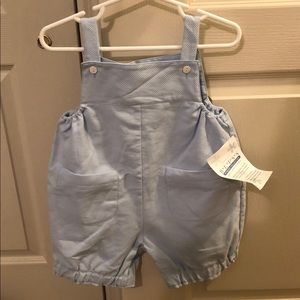 Bella Bliss 6 month blue baby romper